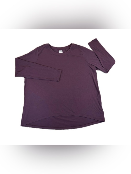 Athleta Tops - Athleta Womens Stratus II Top SZ M Long Sleeve Purple/Maroon Pullover Oversized
